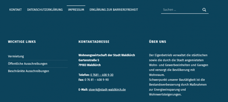 Das ist die Fußzeile
