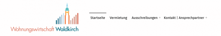 Navigation der Webseite - So sieht die Seite oben aus